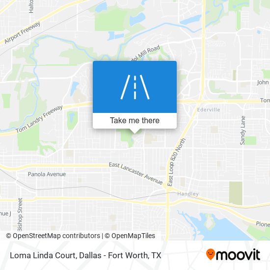 Loma Linda Court map