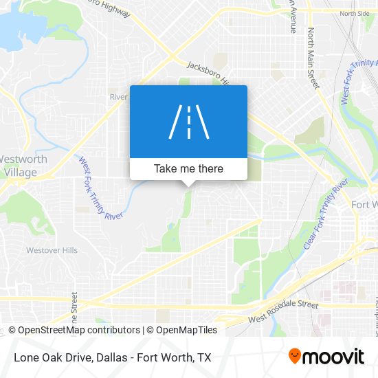 Mapa de Lone Oak Drive