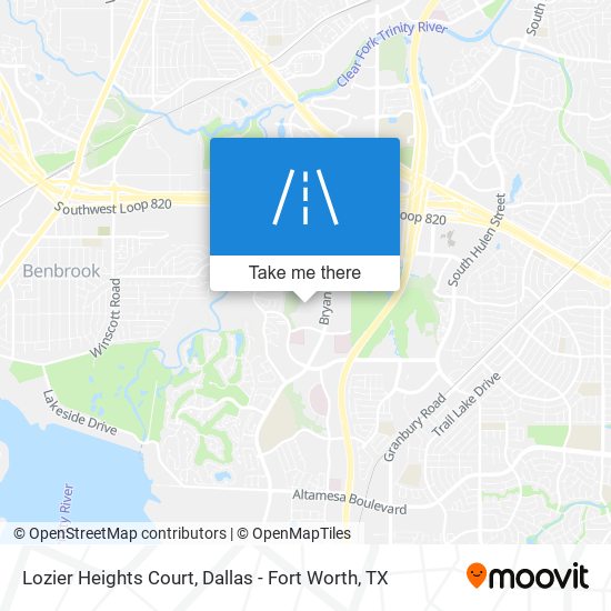 Mapa de Lozier Heights Court