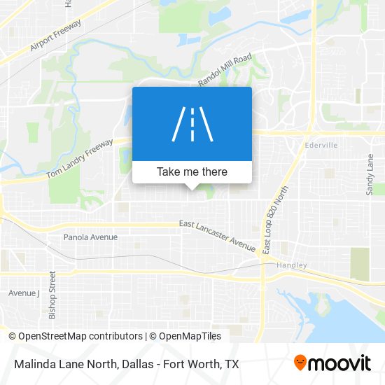 Mapa de Malinda Lane North