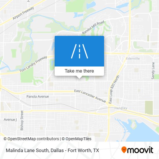 Mapa de Malinda Lane South