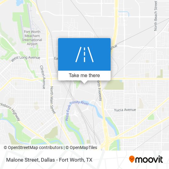 Malone Street map