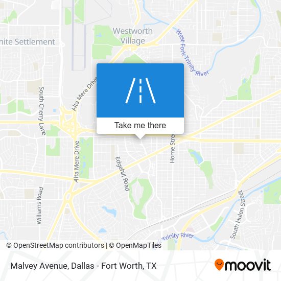 Malvey Avenue map