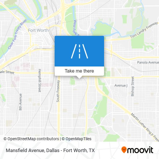 Mansfield Avenue map