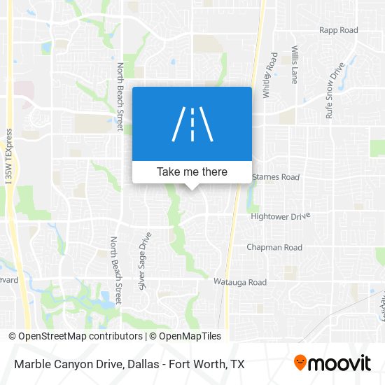 Marble Canyon Drive map
