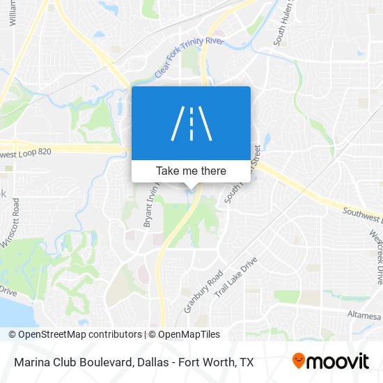 Marina Club Boulevard map