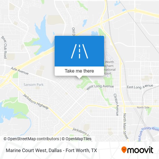 Marine Court West map