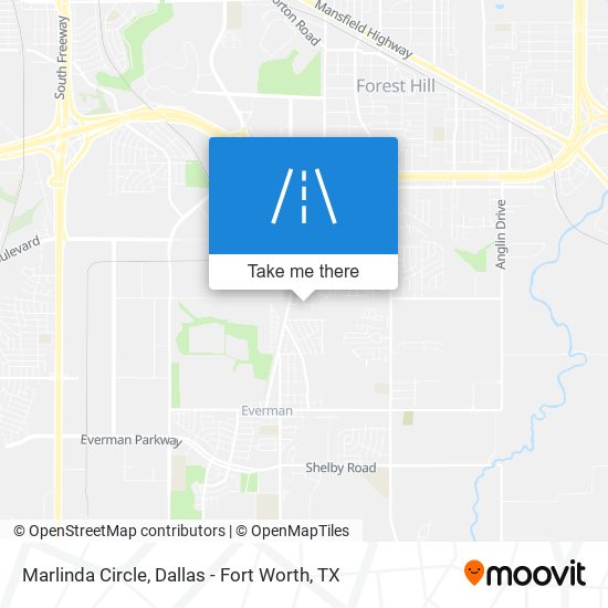 Marlinda Circle map