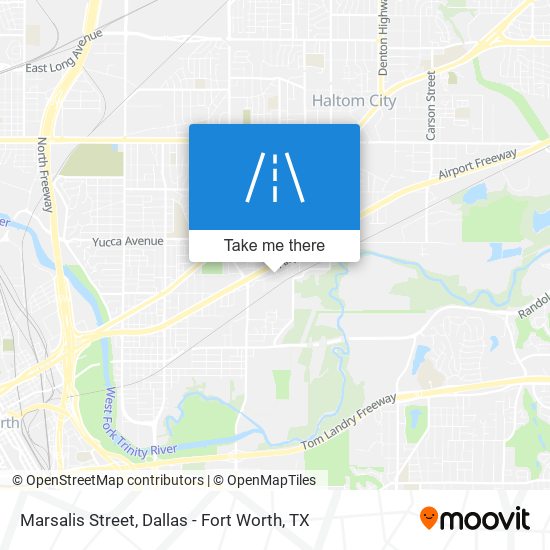Mapa de Marsalis Street