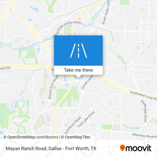 Mayan Ranch Road map
