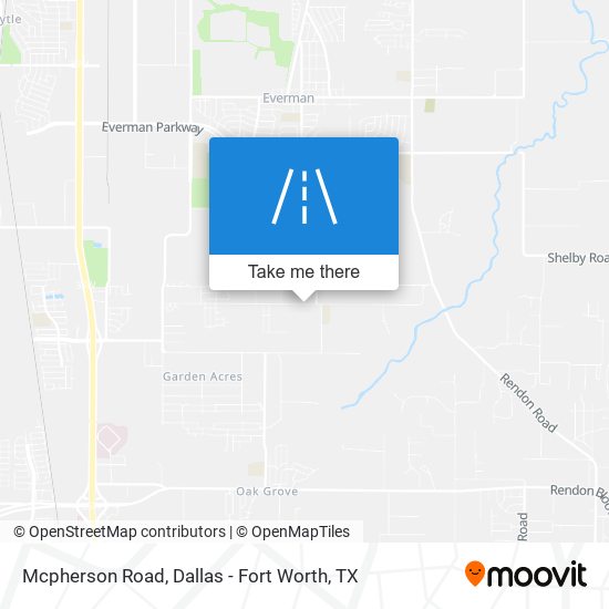 Mcpherson Road map