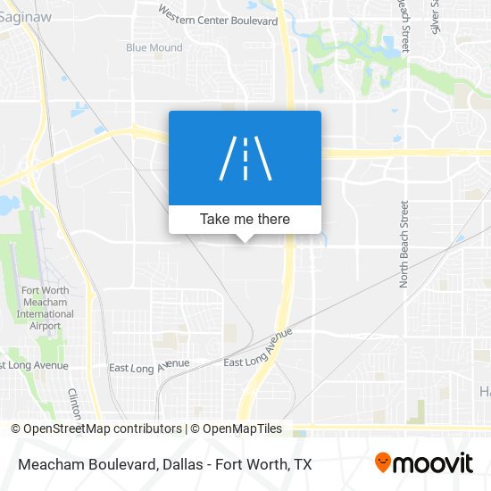 Mapa de Meacham Boulevard
