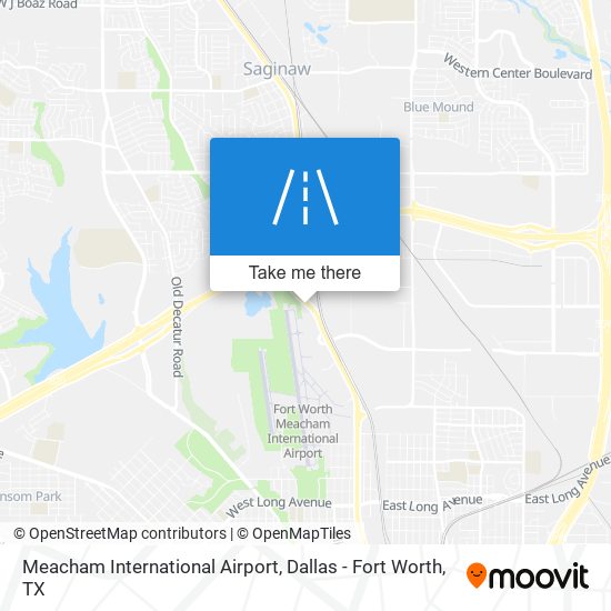 Mapa de Meacham International Airport