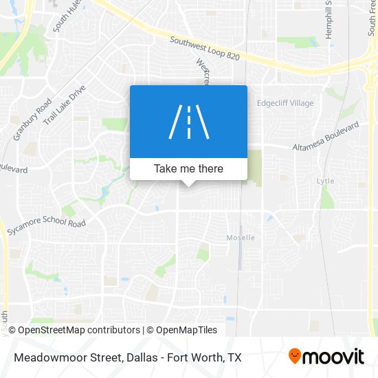 Meadowmoor Street map