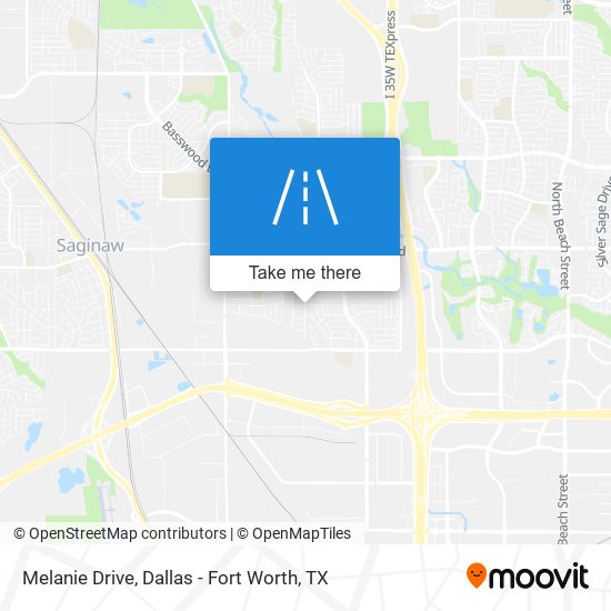 Melanie Drive map