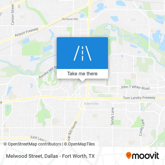 Melwood Street map