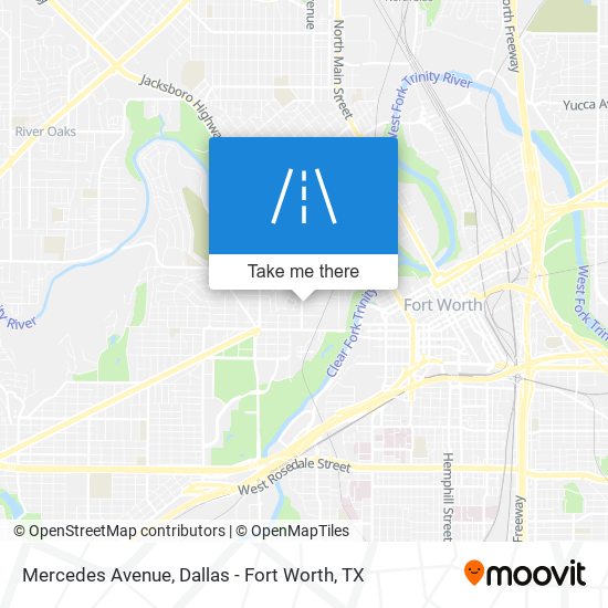 Mercedes Avenue map