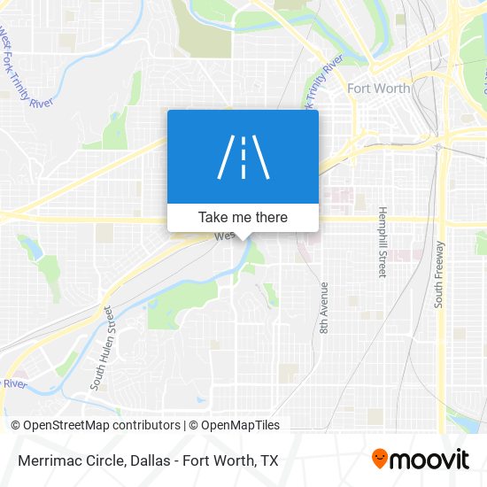 Merrimac Circle map