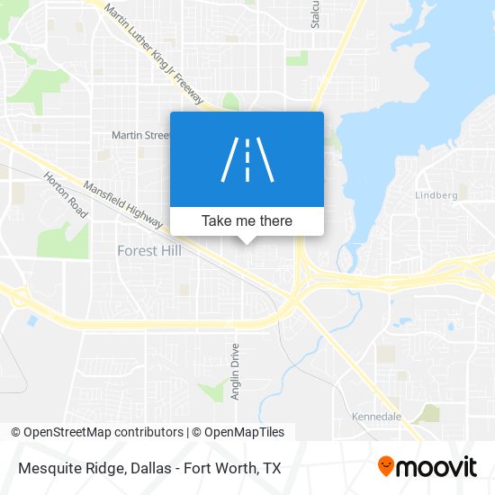 Mesquite Ridge map