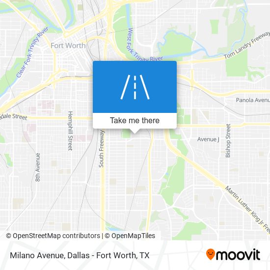 Mapa de Milano Avenue