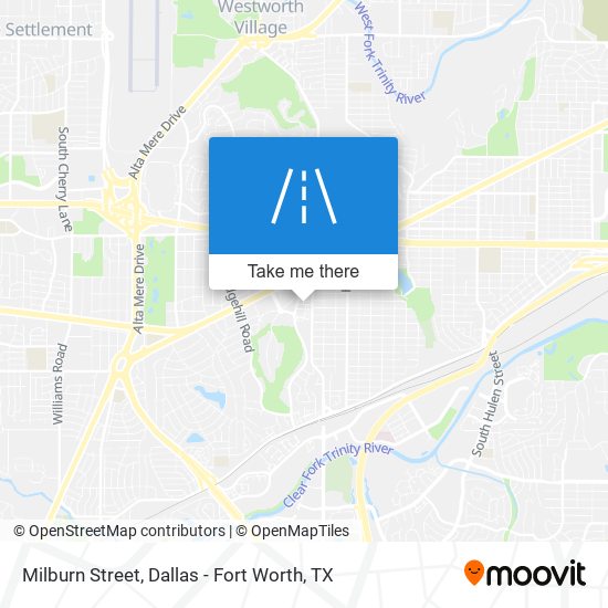 Milburn Street map