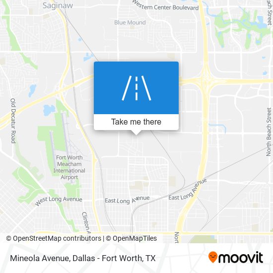 Mineola Avenue map