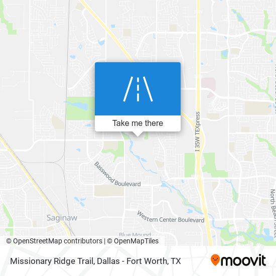 Missionary Ridge Trail map