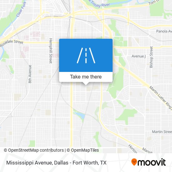 Mapa de Mississippi Avenue