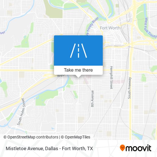 Mistletoe Avenue map