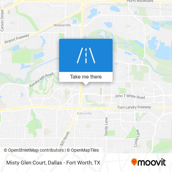 Misty Glen Court map