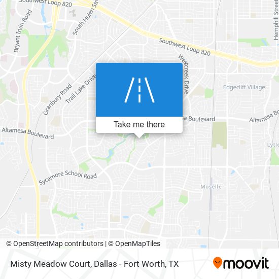 Misty Meadow Court map