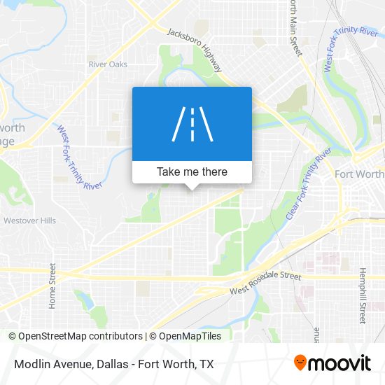 Modlin Avenue map