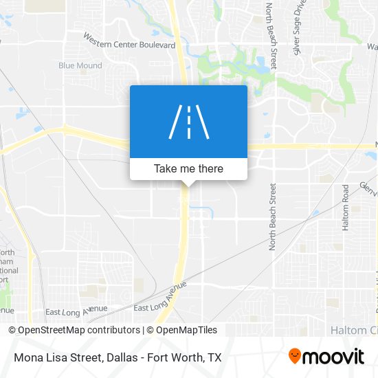 Mapa de Mona Lisa Street