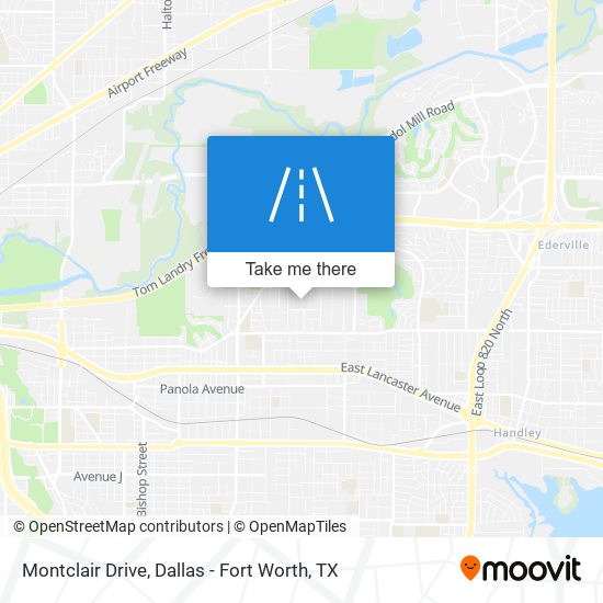 Montclair Drive map