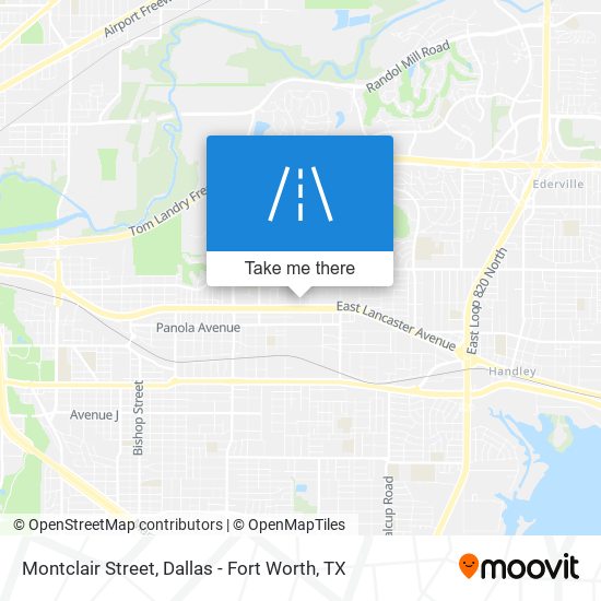 Montclair Street map