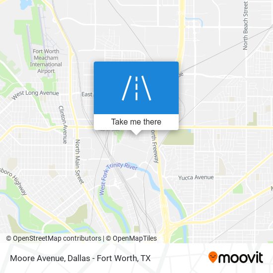 Moore Avenue map