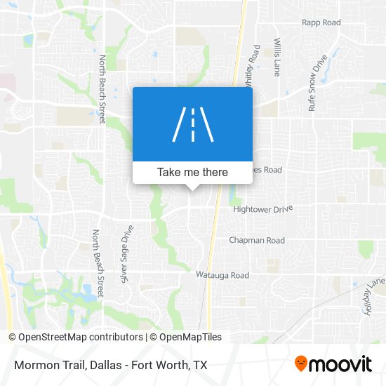 Mormon Trail map