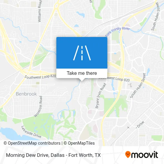Morning Dew Drive map