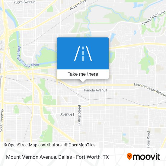 Mount Vernon Avenue map