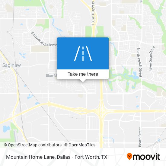 Mapa de Mountain Home Lane
