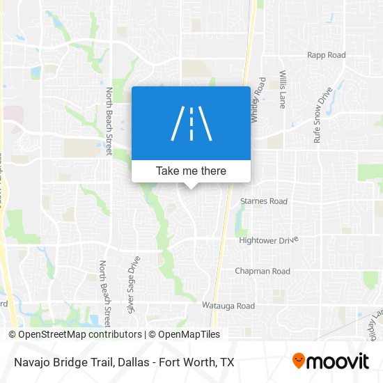 Mapa de Navajo Bridge Trail