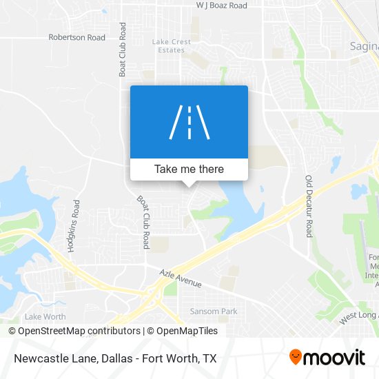Mapa de Newcastle Lane