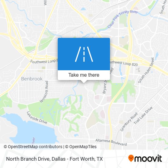 North Branch Drive map