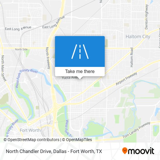 North Chandler Drive map