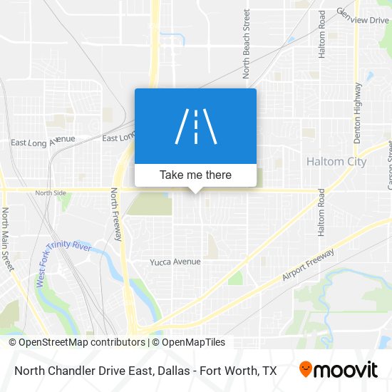 Mapa de North Chandler Drive East