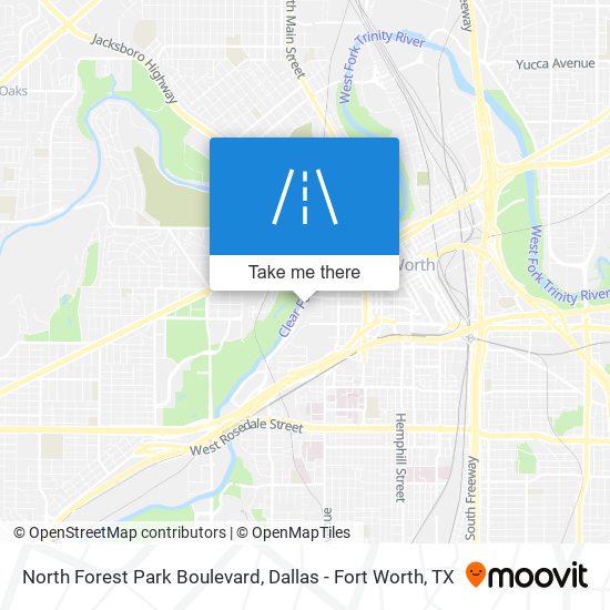 North Forest Park Boulevard map