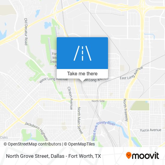 North Grove Street map