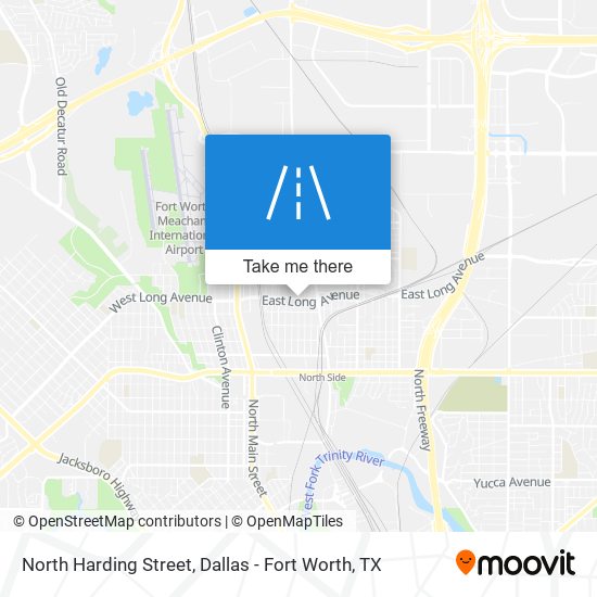North Harding Street map
