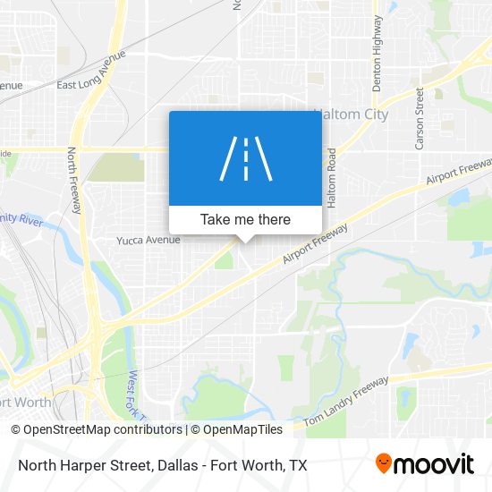 Mapa de North Harper Street