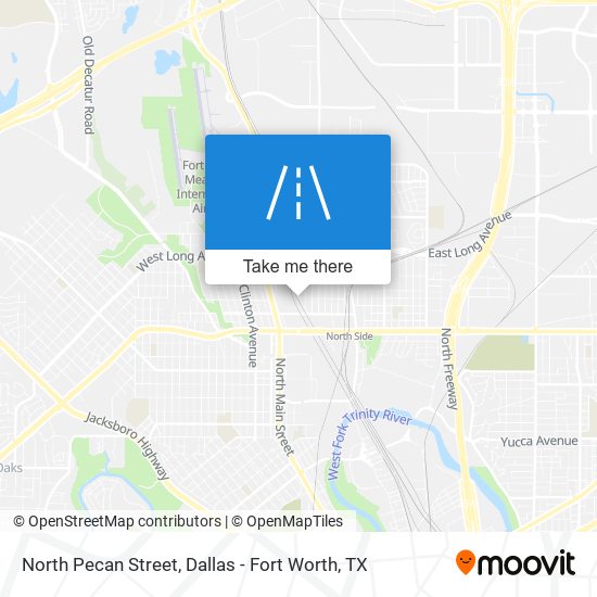 North Pecan Street map